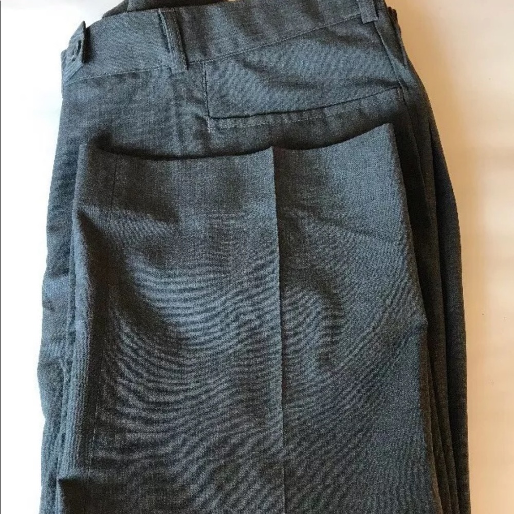 New Traditions Men Casual Pants Garter 47x29 Canada Made Wool Blend Gray Big